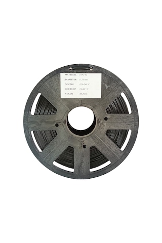 TPU FLEX ESNEK FİLAMENT 95A STANDART - SİYAH