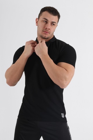 Diadora Alto Kamp Polo T-Shirt Siyah