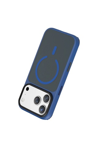 Joko - 932 - Apple İphone 18 Pro Megane Magsafe Kapak - Csmo-tex - - Lacivert