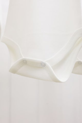 Pamuk 5 Li Beyaz Kısa Kol Body Ekru