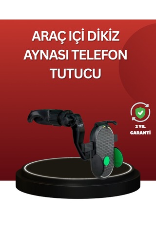 Ayarlanabilir Kıskaçlı Dikiz Aynası Telefon Tutucu Tüm Telefonlarla Uyumlu - Bayi Depom Diğer