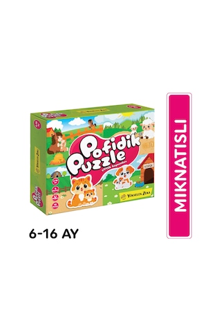 6-16 Ay İlk Pofidik Puzzle - Çiftlik Hayvanları