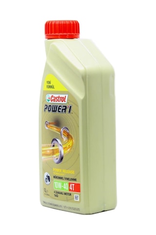 Castrol PoWer 1 4t 10W-40 1 L 4 Zamanlı Motosiklet Yağı (2 Adet)