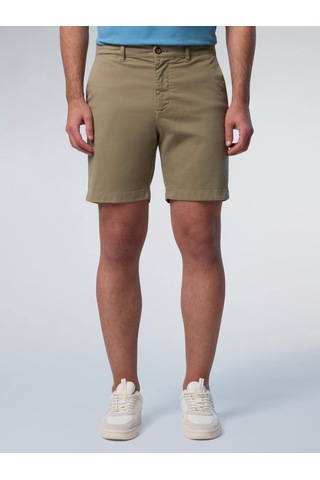 North Sails Star Regular Fit Chino Erkek Şort-33510 Haki