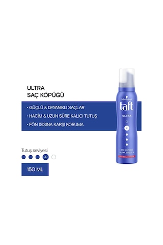Taft Ultra Şekillendirici Saç Köpüğü 150 ML
