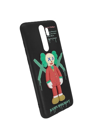 Nettech Xiaomi Redmi Note 8 Pro Uyumlu Joker Case Arka Koruma Kılıf - Siyah Siyah