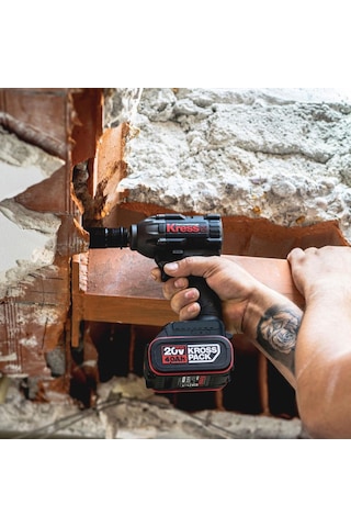 Kress KH275.91 20V 500NM Kömürsüz Profesyonel Şarjlı Somun Sıkma Makinesi