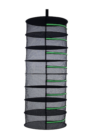 Symbee 60cm Çaplı 8 Katlı Reçine Açılır Kurutma Ağı - Bitki, Meyve, Balık Ve Kuruyemiş İçin Çevre Dost Bahçe Gereci Fermuarlı