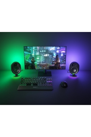 Steelseries Arena 7 RGB Aydınlatmalı 2.1 Bluetooth Oyun Hoparlörü