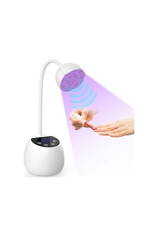 Xurunkeji Jel Tırnaklar İçin 36w Mini Uv Işıklı Kablosuz Uv Led Tırnak Lambası, Akıllı Sensör Ve 4 Zamanlayıcı İle Şarj Edilebilir Tırnak Kurutucuları