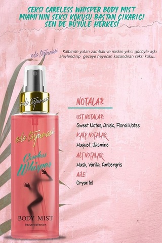 Eda Taşpınar Careless Whisper Body Mist Vücut Spreyi 200 ML