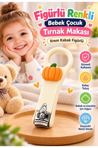 Mucit Home Figürlü Renkli Bebek Çocuk Tırnak Makası 1 Adet