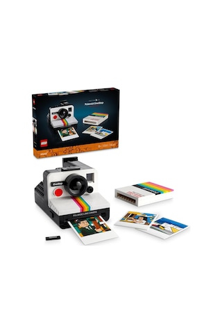LEGO® Ideas Polaroid OneStep SX-70 Kamera 21345-Yetişkinler için Dekoratif ve Sergilenebilir Model Yapım Seti - 516 Parça