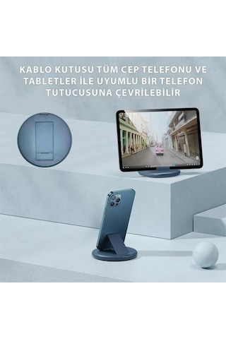 Polham 6İN1 60 W Type-C - Lightning - Dönüştürücü - Sim Aparatlı Seyahat Seti 001