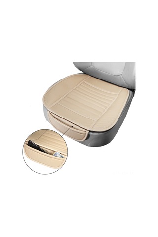 Ximistore9 Tirol Otomobil Ön Koltuk Yastığı - Hafif Ve Konforlu Pu Deri Koltuk Koruyucu