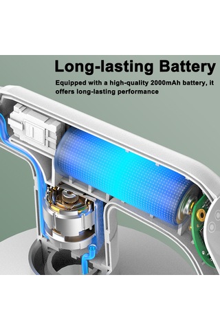 Xiyyadms "elektrikli Bitki Spreyleri - 2 Modlu Otomatik Püskürtme Sistemi, 1.5l Beyaz Bahçe Sulama Aleti"