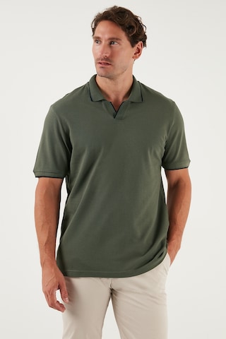 Buratti Pamuklu Regular Fit Şerit Detaylı Erkek Polo Yaka T Shirt 5902964 Haki