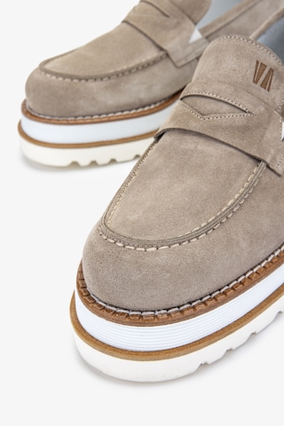 Valmenti Eva Erkek Kum Süet Hakiki Deri Loafer Ayakkabı 771 500 Erk Ayk Y24 Bej