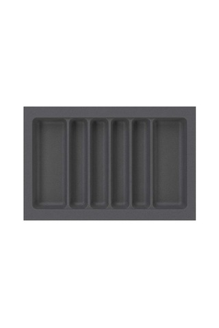 Starax 74x49 Antrasit Plastik Kepçelik 6 Gözlü S-2689-ap Çok Renkli