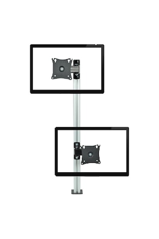 Tarix Ma-04 Masa Üstü Dikey İkili Monitör Askı Aparatı17"-27