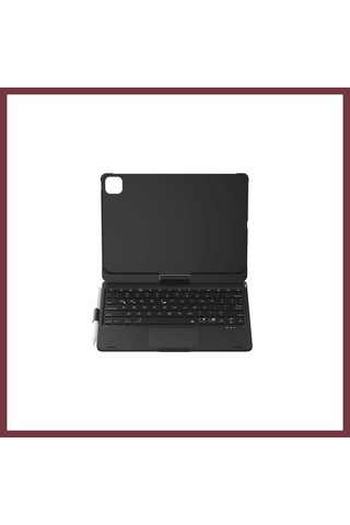 Storeşahin Apple Apple Uyumlu iPad Pro 11 2024 F11 Ats Kılıf Magic Dönen Klavyeli Tablet Kılıf - Siyah Shn0720