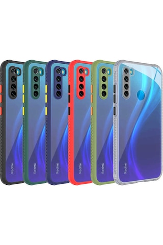 Xiaomi Redmi Note 8 Kılıf Zore Kaff Kapak Koyu Yeşil