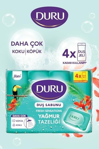 Fresh Sensations Extra Yağmur Ormanı Sabun, 150 Gramx4