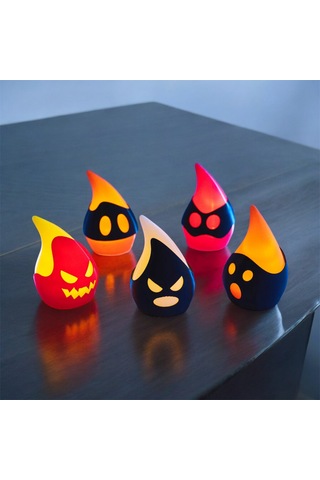 Cadılar Bayramı Sevimli Alevler Halloween 1 Adet
