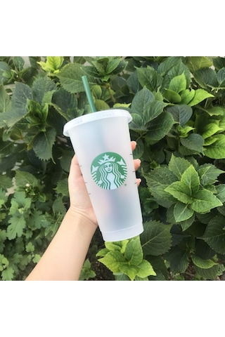 Starbucks Soğuk Içecek Için Seyahat Kupası Cold To-go Cup - 709 Ml Beyaz