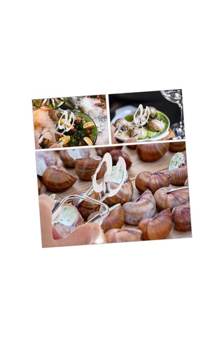 Adet Deniz Kabuğu Gıda Klipsi Salyangoz Kuyruğu Kesme Aleti Izgara Maşası Mutfak Gereçleri Salyangoz Çatalları Catering Maşası Istakoz Maşası Diğer