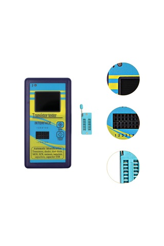 Suntek Transistör Test Cihazı Hafif Esr Metre Renkli-kabuk