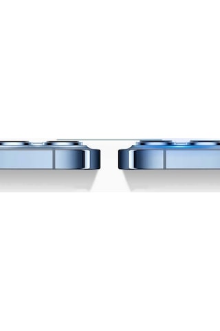 Apple Uyumlu iPhone 13 Kamera Metal Cam Lens Full Koruyucu