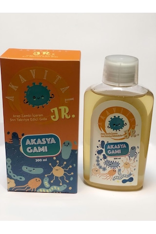 Akavital Jr. Arap Zamkı İçeren Sıvı Takviye Edici Gıda 300 ML