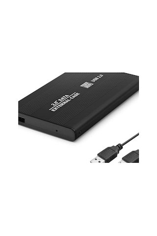 Hdd Kutu Usb2.0 Metal Sata 2.5" Siyah Hdx1758 Evimdeyokyok
