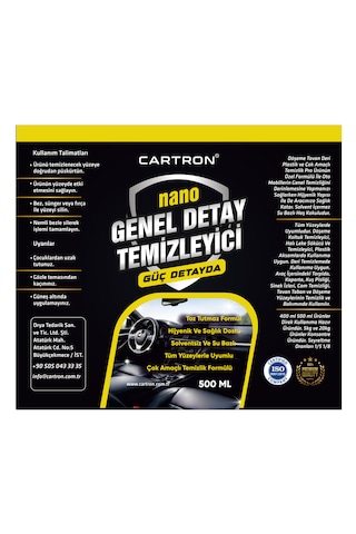 Cartron Nano Genel Detay Temizleyici 500ml
