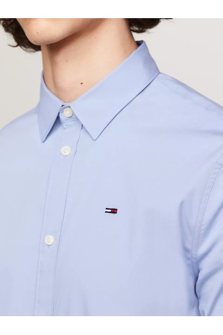 Erkek Tjm Original Stretch Gömlek Mor