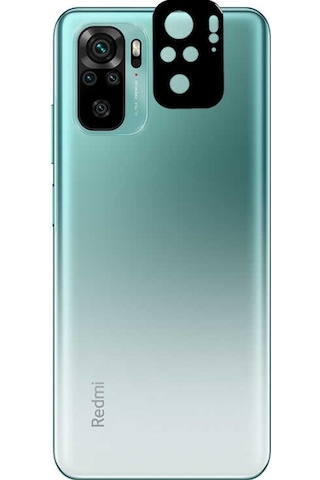 Xiaomi Redmi Note 10 Zore 3D Kamera Camı Siyah