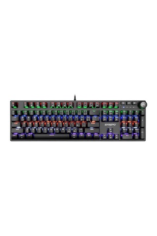 Sarepo MJ-97 Rgb Kablolu Mekanik Oyuncu Klavyesi