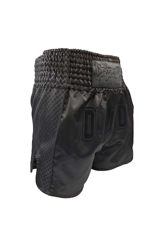 Dragondo Mt3025 Black Night Muay Thai Şortu Siyah Antrenman Şortu Siyah
