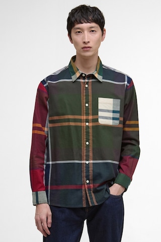 Barbour Patchwork Os Tartan Gömlek Mı73 Tartan Mix Bej