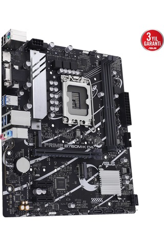 Asus Prıme B760m-k D4 Ddr4 5333mhz Oc Rgb M.2 Matx 1700p