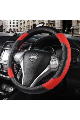 Novahub Dayanıklı Deri Direksiyon Kılıfı - Kaymaz, Konforlu, Şık 36-40cm Uygun Diğer