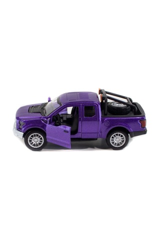 Metal Ford Ranger Pikap Çek Bırak Işıklı Mor 12 Cm