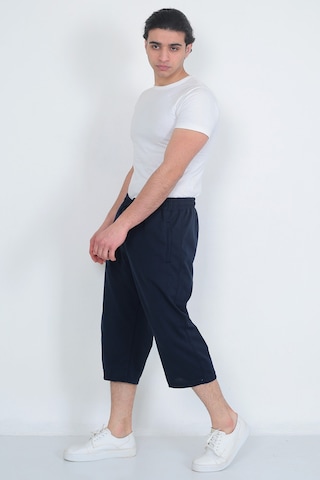 Lukitus Battal Büyük Beden Kapri Erkek Eşofman Altı Lacivert