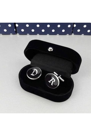 Harfli Kol Düğmesi Kişiye Özel Kol Düğmeleri  Damatlık Kol Düğmesi