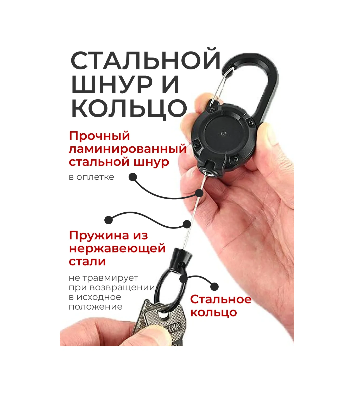 Fıshroom Karabinalı Rozet Tutucu, Anahtarlık Kayışı. 309121449