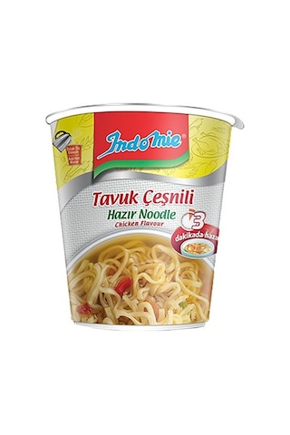 Indomie Noodle Tavuk Çeşnili 60 Gr Bardak X 8 Adet