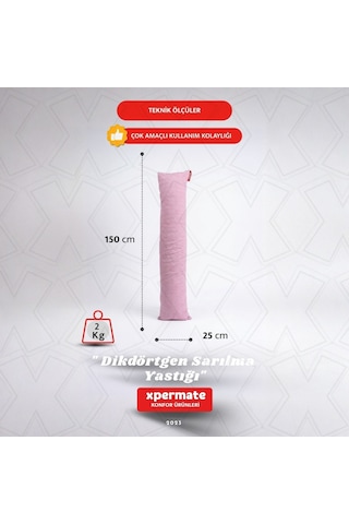 Xpermate Sarılma Yastığı, Bacak Arası Yastığı Dikdörtgen 150x25