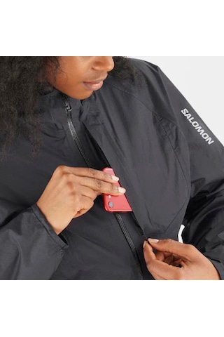 Salomon Bonatti Wp Waterproof Kadın Koşu Yağmurluğu Lc1949100 Siyah