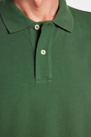 Tudors Erkek Slim Fit Dar Kesim %100 Pamuklu Yeşil Polo Yaka Tişört-32794 Yeşil